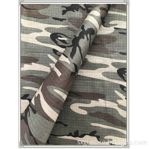 Cotton Spandex Ripstop Print Fabric